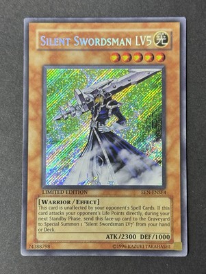 Yu-Gi-Oh! TCG Silent Swordsman LV5 Elemental Energy EEN-ENSE4 Limited Secret