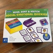 Lakeshore Read, Sort  Match: Social-Emotional Quickies Grades K-1 GG483 Therapy