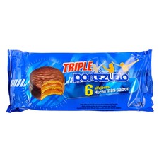 ALFAJOR PORTEZUELO TRIPLE X 6 PACK X 2