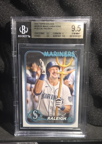 2024 Topps Series 1 - Image Variation Cal Raleigh #122 Golden Mirror ...