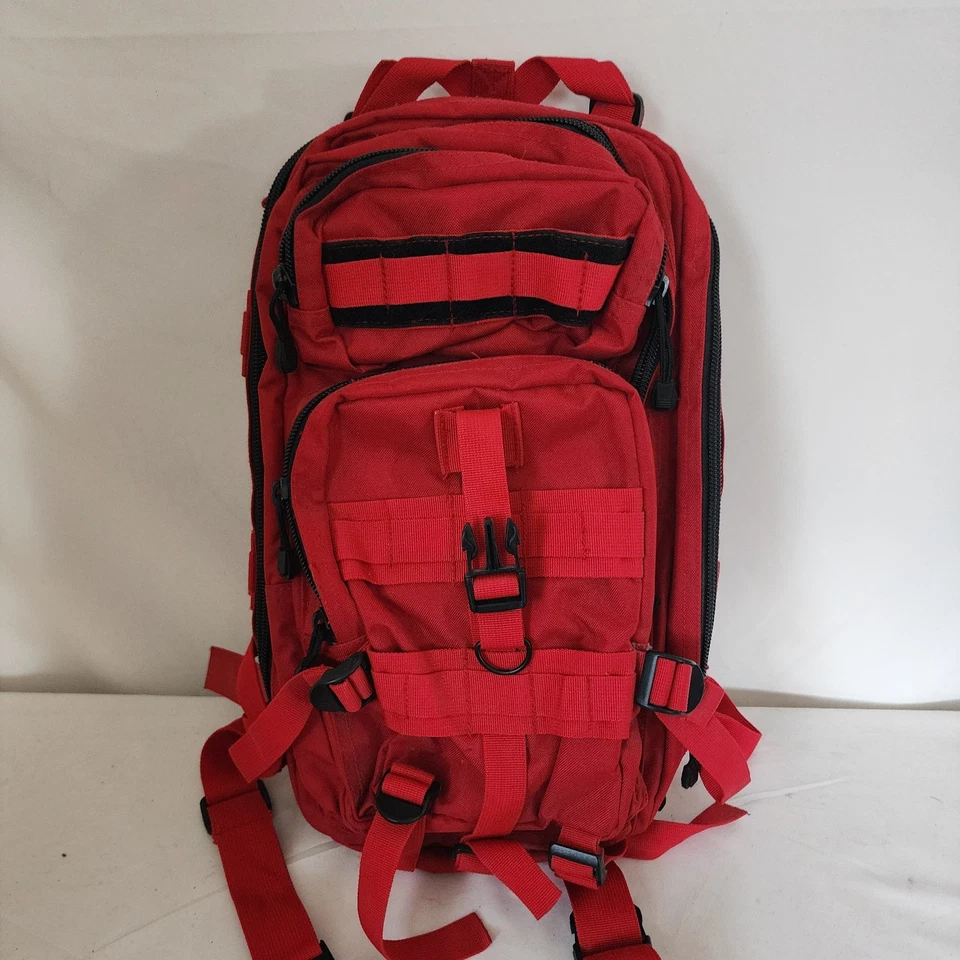 Mochila Rothco vermelha mochila tática robusta 12" x 17" - Imagem 2 de 4