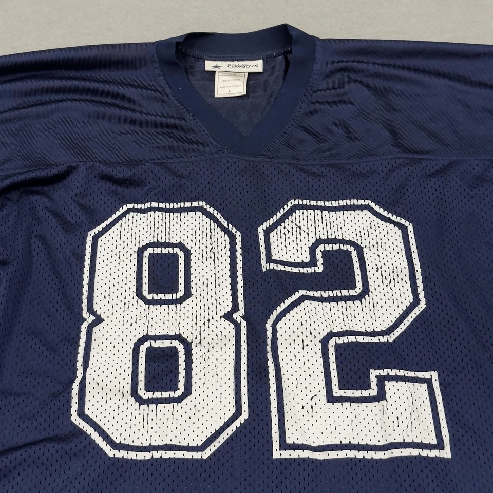 Camiseta de los Dallas Cowboys para hombre grande azul NFL fútbol Jason Witten 82 camisa Foto 2 de 4