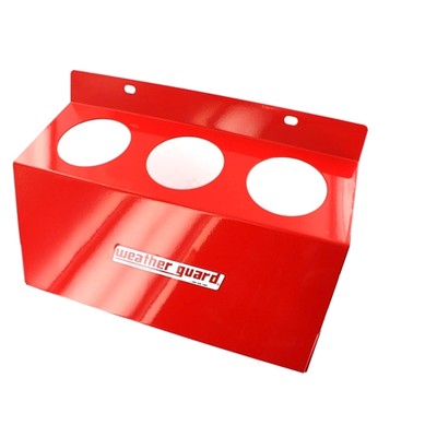 Weather Guard 9874-7-01 REDZONE Panel Mounting Steel Can Organizer, Red