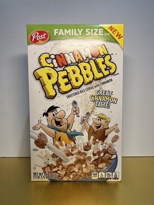   New Limited Edition Post CINNAMON Sugar Fruity Pebbles Cereal 19.5oz