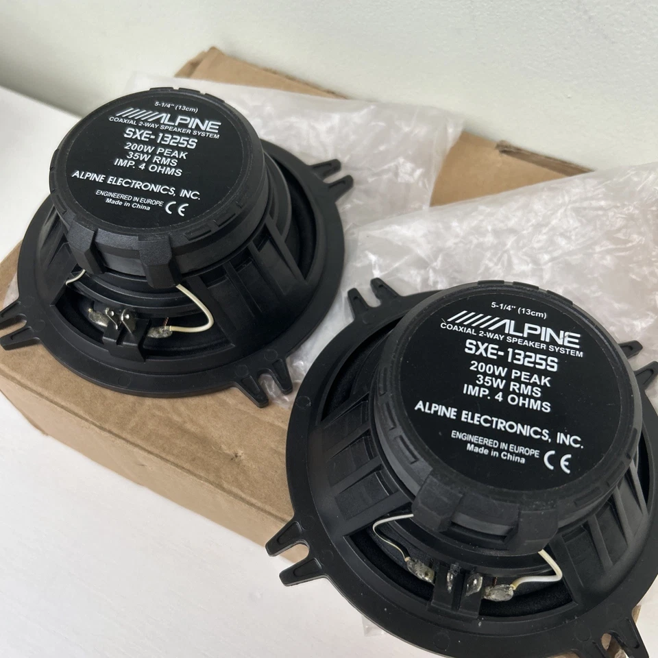 Alpine SXE-1325S Car Stereo 13CM 5.25" 400 Watts 2 Way Door Coaxial Speakers NEW - Image 4 of 4