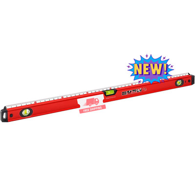 Nivel de caja profesional 770 Exodus - 36'' - Con vial de 45° y regla - Para nive