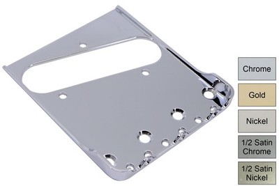 Vintage Tele Bigby Cut Bridge Plate w/ cut sides - no saddles