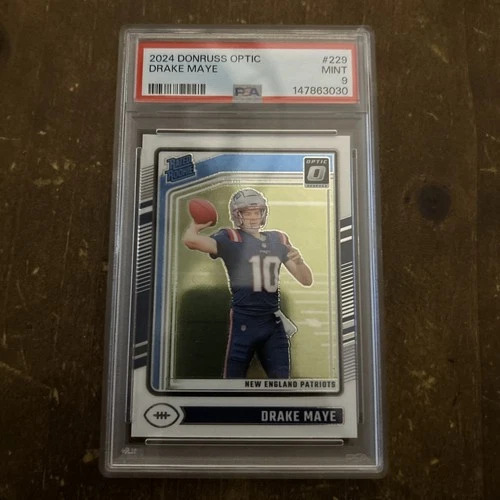 2024 Panini Donruss Optic - Rated Rookie Drake Maye #229 (RC) PSA 9