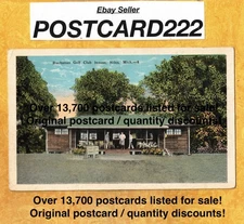 MI Niles 1908-29 vintage postcard BUCHANAN GOLF CLUB Michigan
