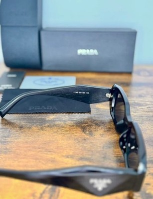 Prada PR17WS 1AB5S049 Women's Sunglasses 49 mm Black / Dark