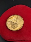 1963 WEST VIRGINIA SATELLITE MEDAL CENTENNIAL COIN TOKEN WV 35TH toned P/L GEMBU — photo 3