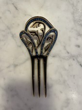 Vintage Faux Tortoise Shell Hair Comb