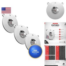 Dragon Targets AR500 Steel Targets 3 Pack 1/2 x 8 Inch Made in USA