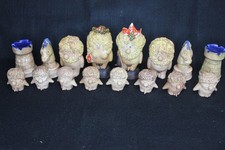 jeu d'échecs nude cave people - vintage fait main