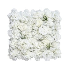 3D Flower Wall Panel, 24 PCS 15 x 15 inch, Artificial Floral Wall Background