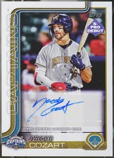 2025 Topps Pro Debut - Base Autographs Baseball Jacob Cozart #PD-3 EX