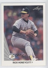 1990 Leaf Rick Honeycutt #372 0s5