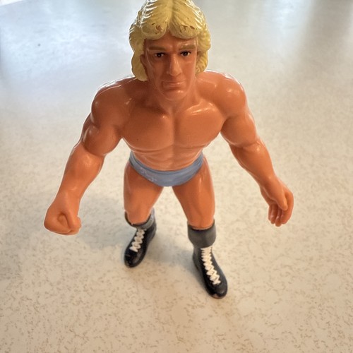 Vintage 1990 Galoob WCW Ric Flair Blue Trunks Wres...