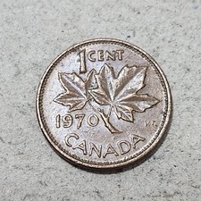 CANADA 🇨🇦 ONE (1) CENT COIN 1970 (QUEEN ELIZABETH II)