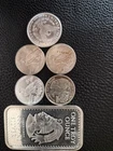 Mixed Lot of Silver Bullion 1.65 Ounces. .9999 Rounds and Bar