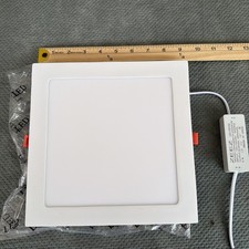 20W 9-Inch Square Cool White LED Recessed Ceiling Panel Light Slim Lamp Fixture