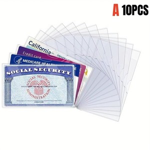 Plastic Credit Card Sleeves | eBay