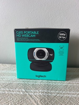 Logitech C615 Portable USB HD Webcam - 1080p 30fps - Autofocus HD Video Calls