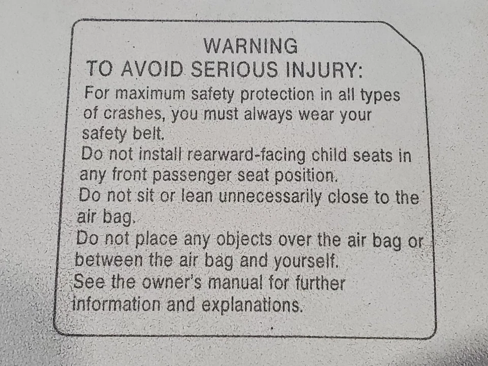 Suzuki X90 1997 OEM par de parasoles rasguños menores Foto 3 de 4
