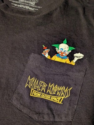 Cavity Colors Killer Klowns From Outer Space Shirt XXL Used Pocket T Shirt