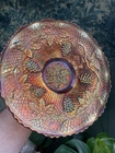 CARNIVAL GLASS ~ FENTON AMETHYST CONCORD PLATE ~ STUNNING ~