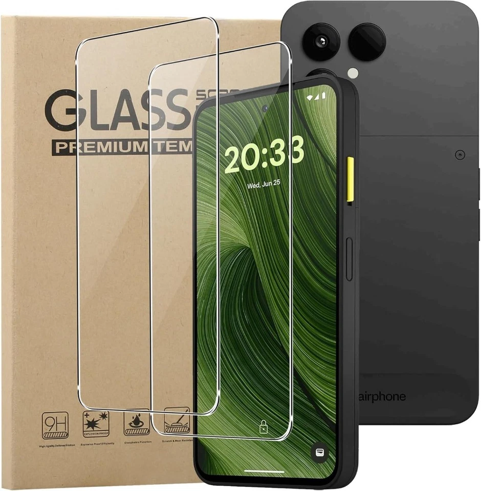 PIXFAB For Fairphone 6 Gorilla Tempered Glass Screen Guard TOUGH Protector