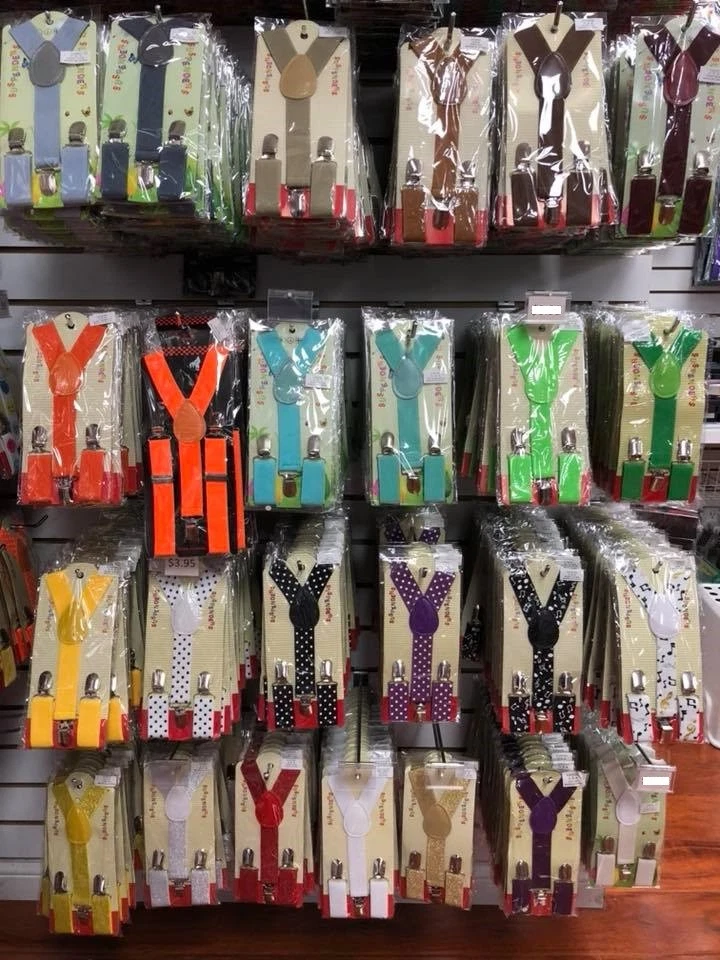 BOYS GIRLS KIDS Color New Born Baby Toddler Children Elastic Suspenders - Image 4 of 4