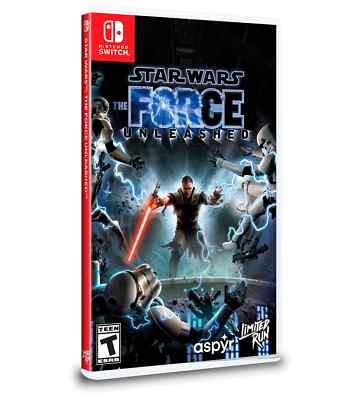SW StarWars Force Unleashed マスター北米+カード新品 SWITCH LIMITED RUN #146 STAR WARS THE FORCE UNLEASHED MASTER ED W