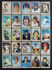 1978 Topps Baseball Set Break 25 Cards