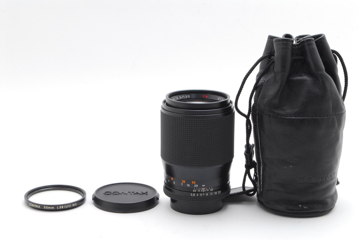MINT Contax Carl Zeiss Sonnar T* 135mm f/2.8 Lens AEJ C/Y w