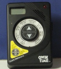 Qwik Time Digital Electronic Quartz Metronome - 1995 - 3 1/2"