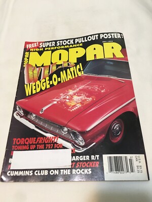 Vintage Mopar High Performance Magazine July 1995 Back Issue Muscle cars