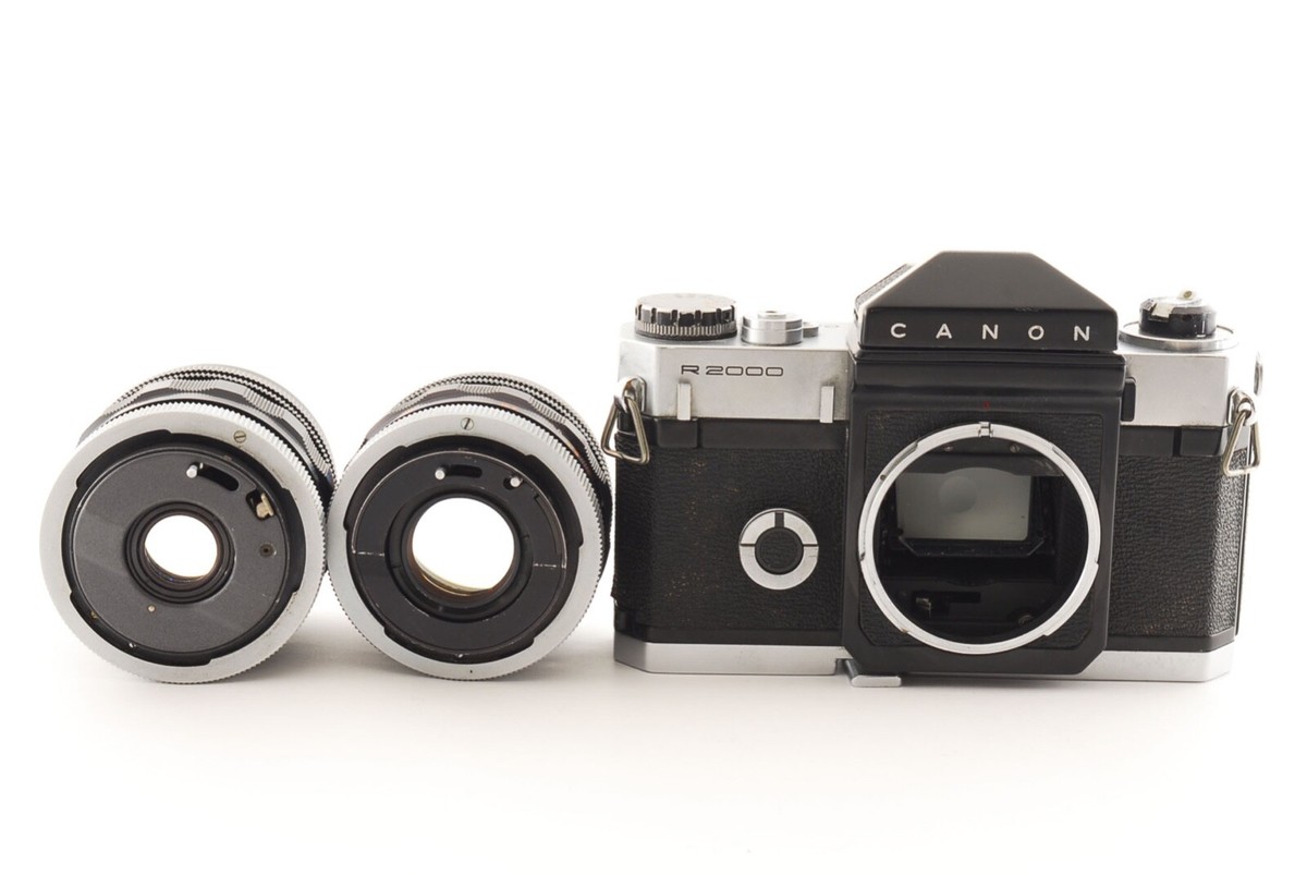 N MINT 】 Canon Canonflex R2000 35mm SLR Film Camera w/ 50mm N MINT 】 Canon Canonflex R2000 35mm SLR Film Camera w/ 50mm