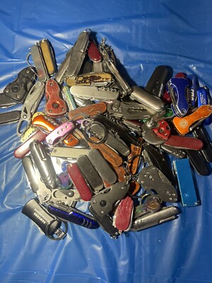 tsa confiscated pocket knives/multitools lot (see description)