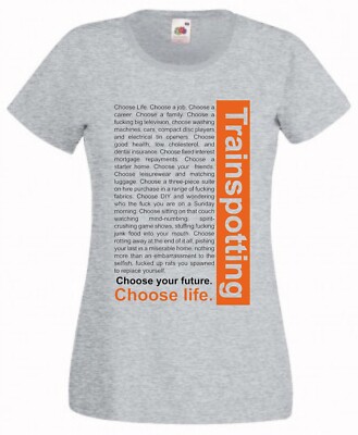 TRAINSPOTTING Movie '90 Renton Sick Boy Spud Begpie Jersey T-Shirt 