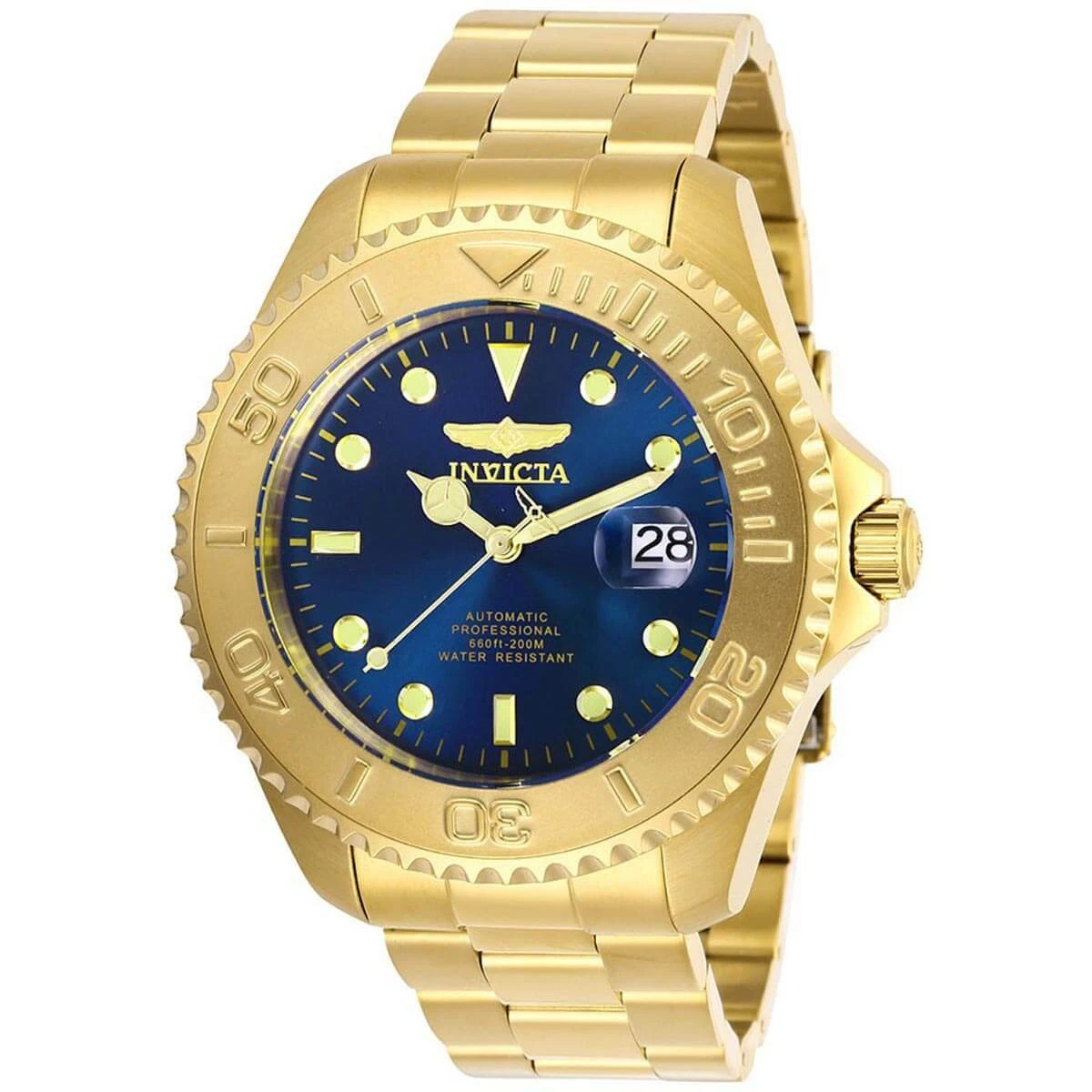 All gold hotsell invicta mens watch