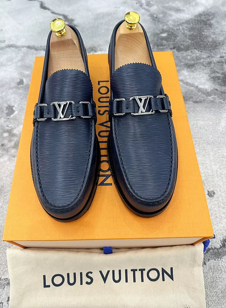 Formal Blue Lv Loafers Shoes