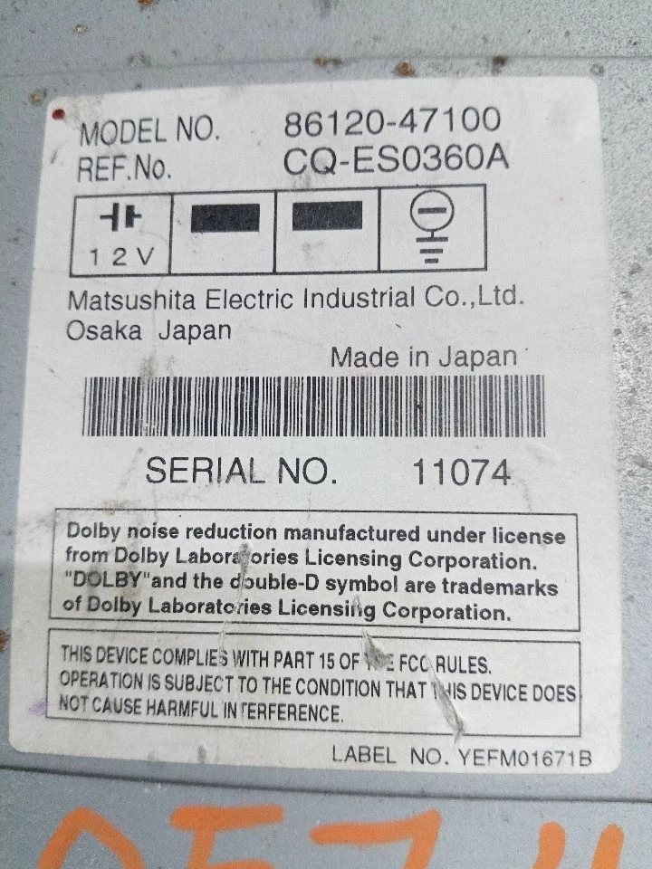 Used Infotainment Display fits: 2004 Toyota Prius player navigation Grade A - Imagem 3 de 4