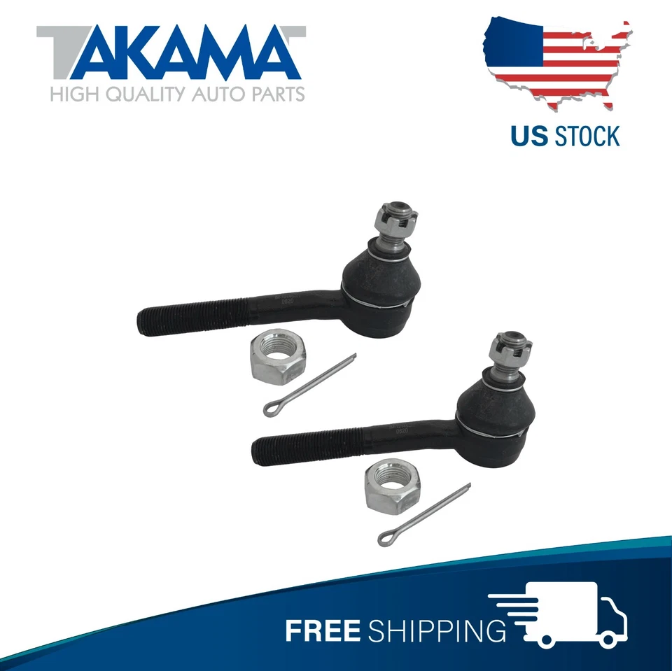 Extremo de barra de amarre exterior e interior 4 piezas para Nissan D21 1986-1993 4x4, Pathfinder Foto 2 de 4