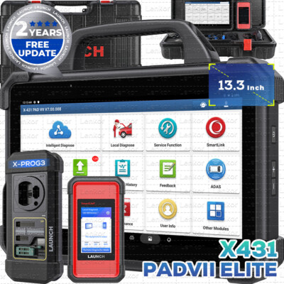 LAUNCH X431 PAD VII PAD 7 Car+Truck Heavy Duty 24V ADAS Diagnostic Scanner Tool