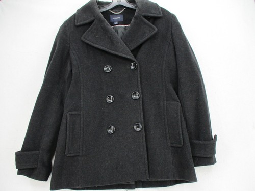 Lands End Peacoat Adult Size 10 Black 