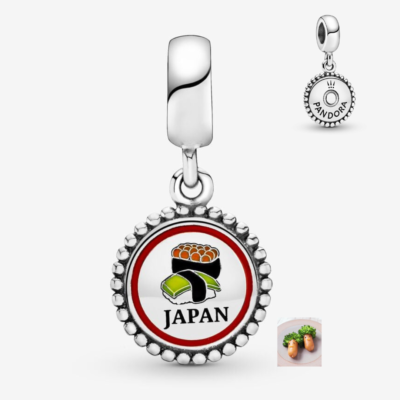 PANDORA Japan Sushi Dangle Charm 100% Authentic Sterling Silver