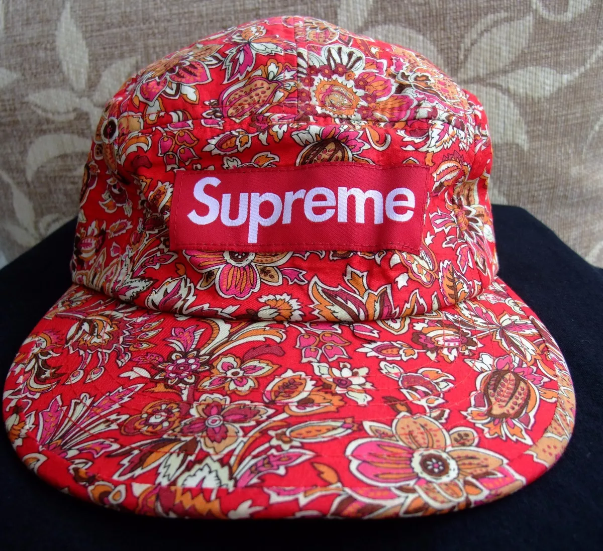 VTG Supreme Floral Camp Cap Very Rare Orig Authentic eBay