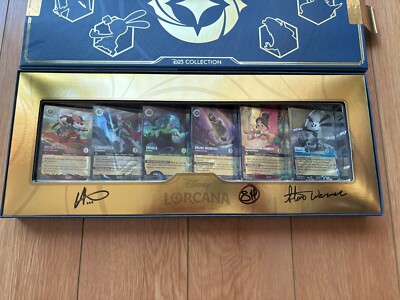 2024 D23 Disney Lorcana Collection Set Autograph by Ryan M 2024 D23 Disney Lorcana Collection Set Autograph by Ryan M