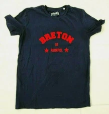 Anouk Nonin Brete De Paimpol Organic Cotton Crew Neck T-Shirt Men's Size US XS